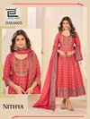 Nithya By Blue Hills Rayon Anarkali Gown With Dupatta Wholesale Market In Surat